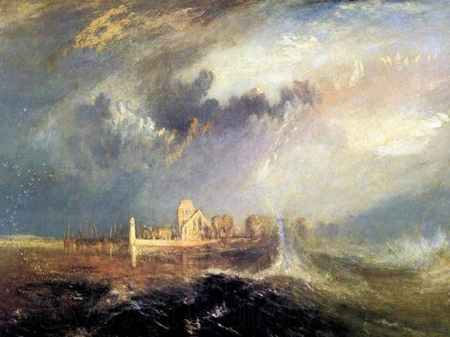 Joseph Mallord William Turner Quillebeuf, at the Mouth of Seine Norge oil painting art
